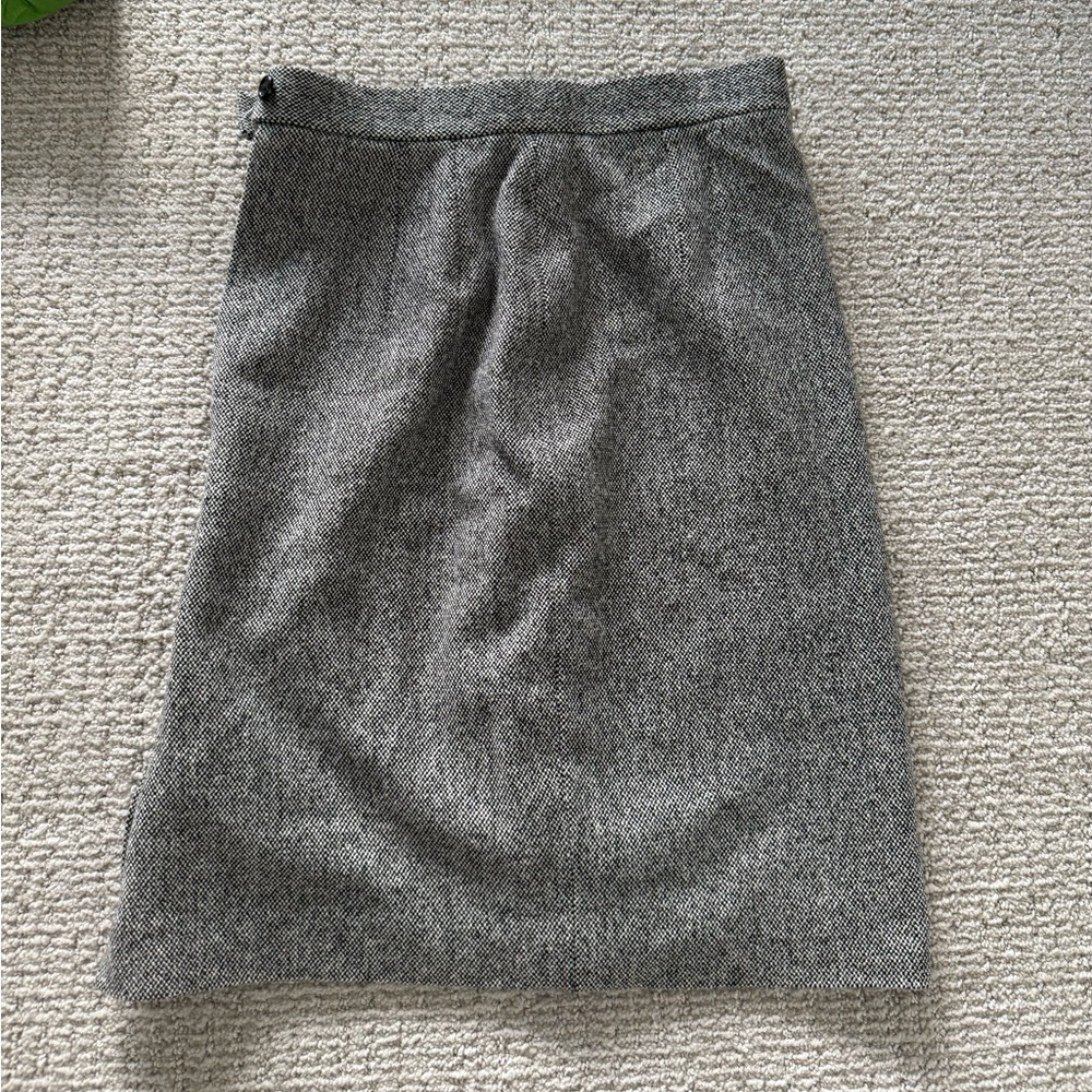 J. Crew Classic Gray Pencil Skirt